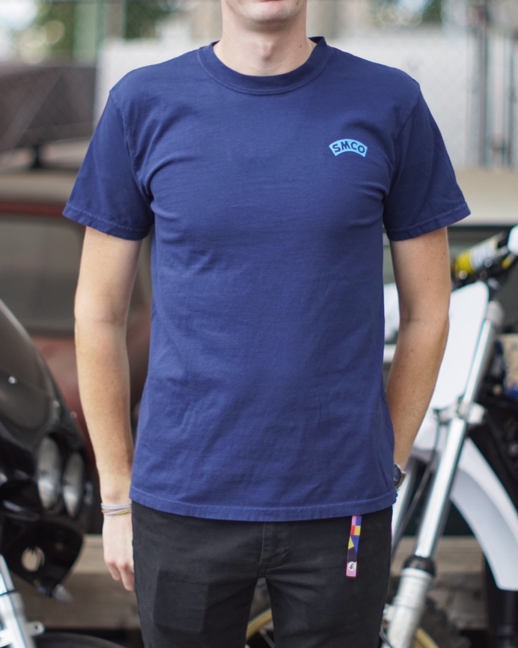 Smco Merch SMCO Classic Heavyweight Shop T-Shirt (Tahiti Blue) – Steveston Motor Co