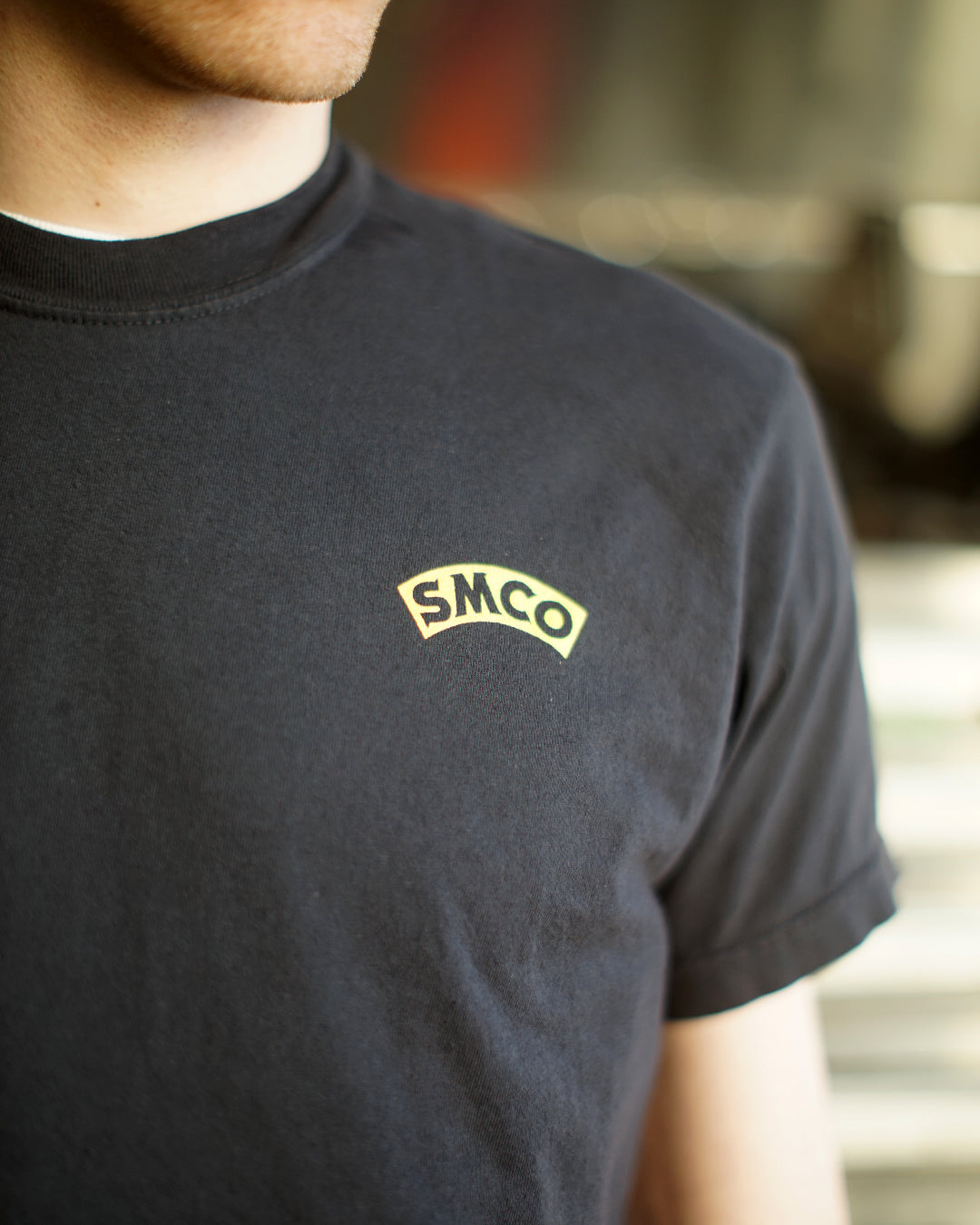 Smco Merch SMCO Classic Heavyweight Shop T-Shirt (Yellow) – Steveston Motor Co