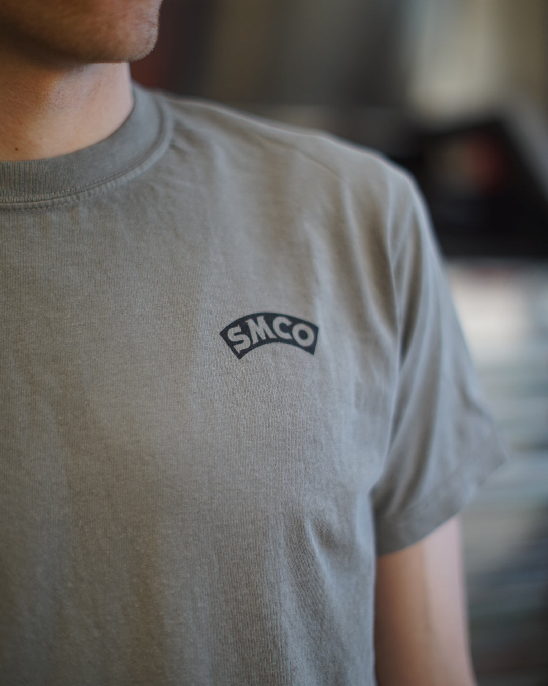 Smco Merch SMCO Classic Heavyweight Shop T-Shirt (Dove Grey) – Steveston Motor Co